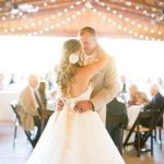 Bride and Groom- dancing with lights